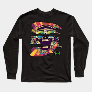 FUNK Music Trippy Art Long Sleeve T-Shirt